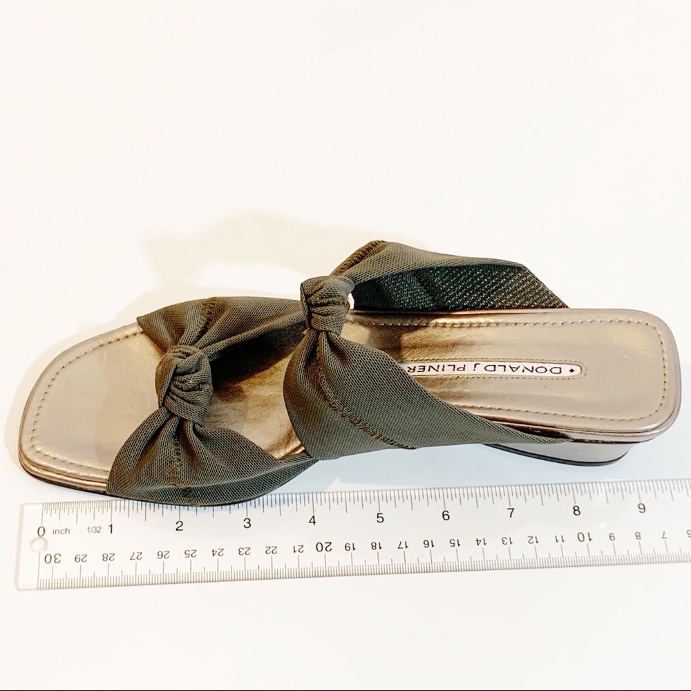Donald Pliner Stretch Mesh Bow Low Heel Slide - Picture 5 of 7